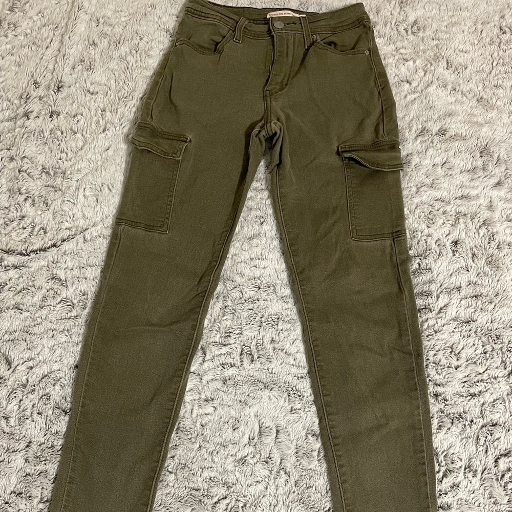 Green 721 Levi Jeans